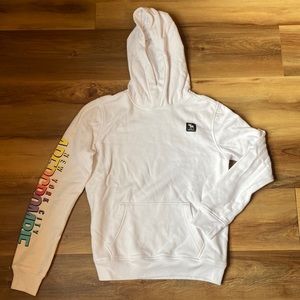 Abercrombie kids 13/14 white hoodie